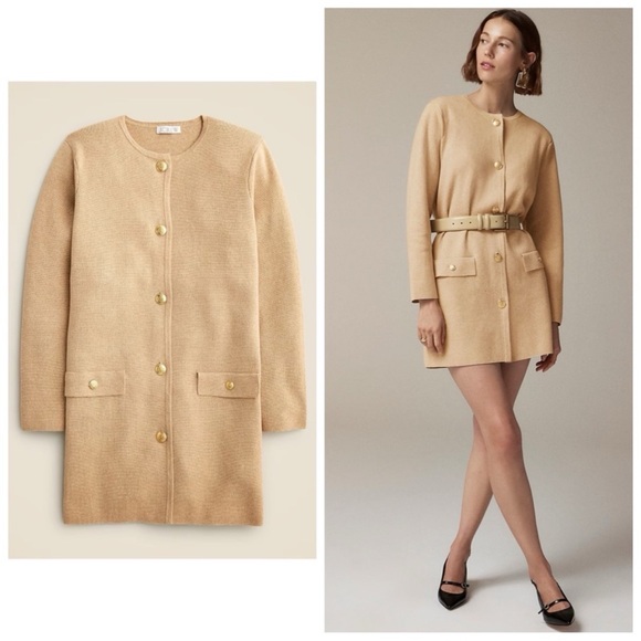 J.Crew Long Giselle sweater blazer - size Small - Picture 1 of 13